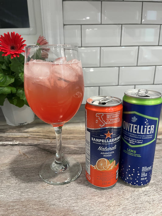 Sparkling waters are just as good as drinks with alcohol!