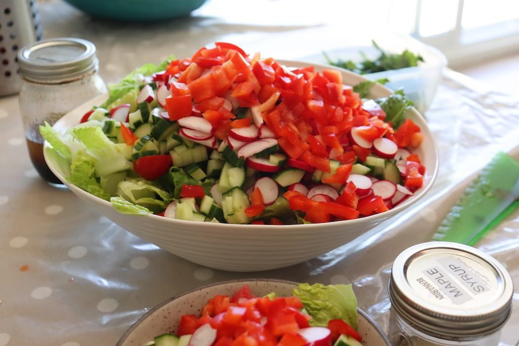 Photo of a healthy salad